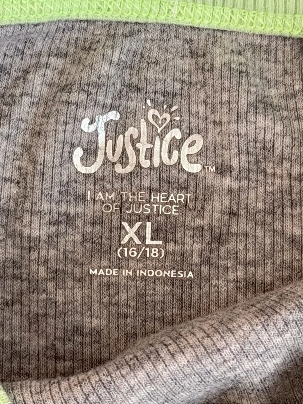 Justice girls ribbed